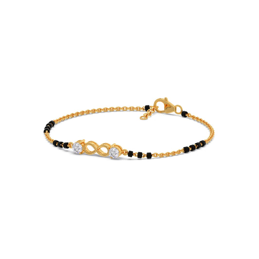 Together Forever Diamond Mangalsutra Bracelet