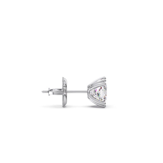 Cushion Cut Diamond Stud Earrings