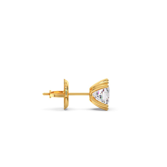 Cushion Cut Diamond Stud Earrings