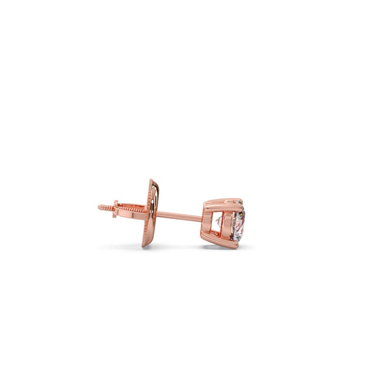 Snowflake Cluster Prong Stud Earrings