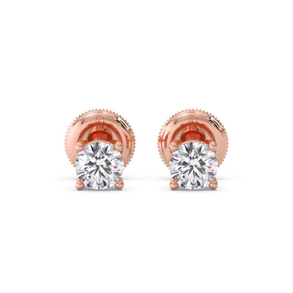 Snowflake Cluster Prong Stud Earrings