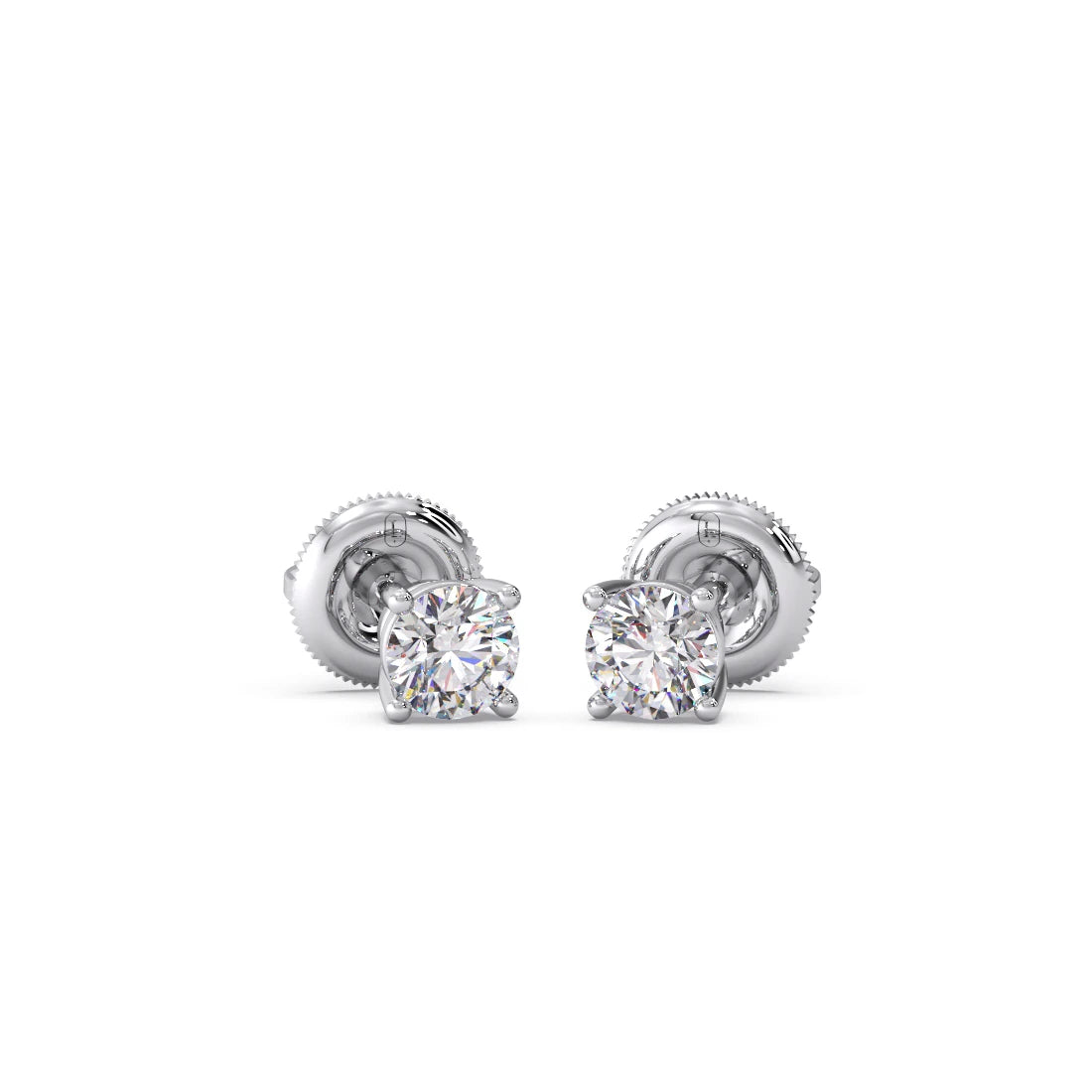 Snowflake Cluster Prong Stud Earrings