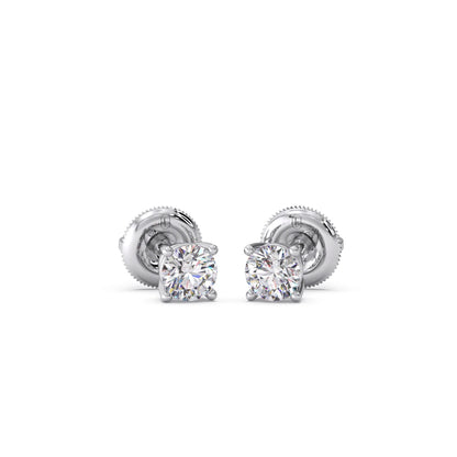 Snowflake Cluster Prong Stud Earrings
