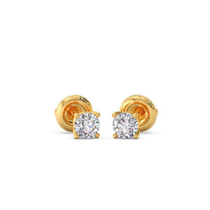 Snowflake Cluster Prong Stud Earrings
