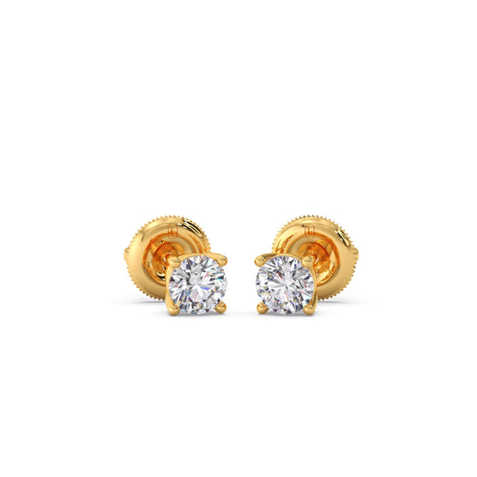Snowflake Cluster Prong Stud Earrings
