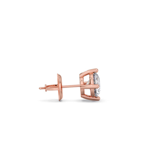 Round Cluster Stud Earrings – 4 Prong Setting