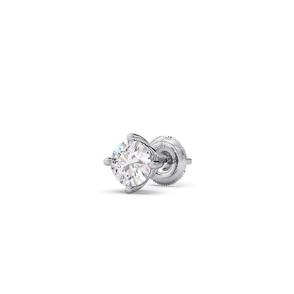Round Cluster Stud Earrings – 4 Prong Setting