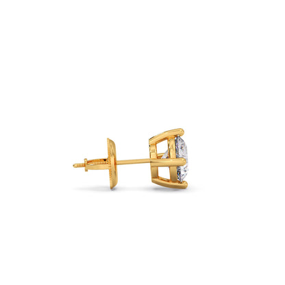 Round Cluster Stud Earrings – 4 Prong Setting