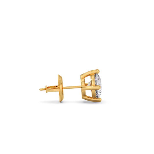 Round Cluster Stud Earrings – 4 Prong Setting