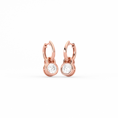 Sparkling Diamond Drop Earrings