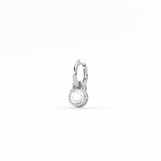 Sparkling Diamond Drop Earrings