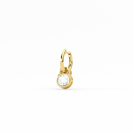 Sparkling Diamond Drop Earrings