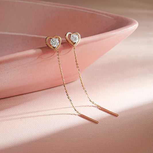 Diamond Threader Earrings