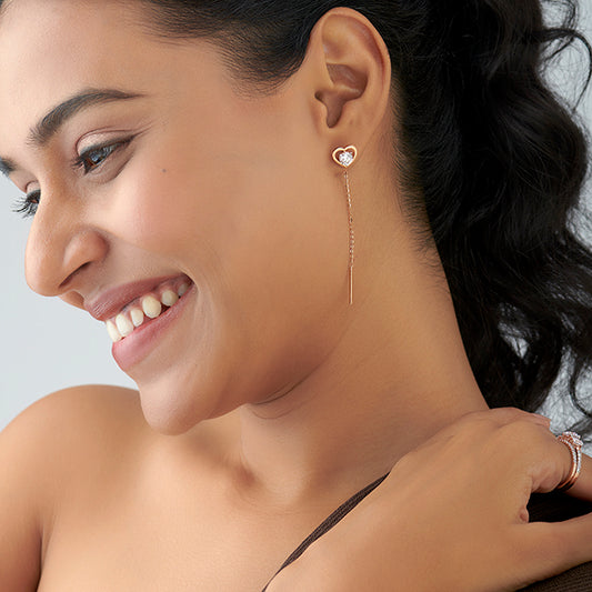 Diamond Threader Earrings