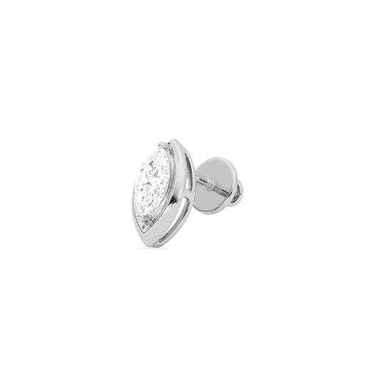 0.47 Ct Marquise Shape Diamond Stud Earrings