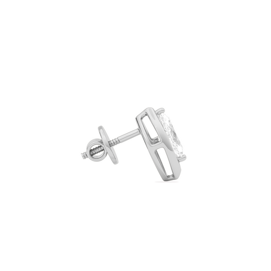 0.47 Ct Marquise Shape Diamond Stud Earrings