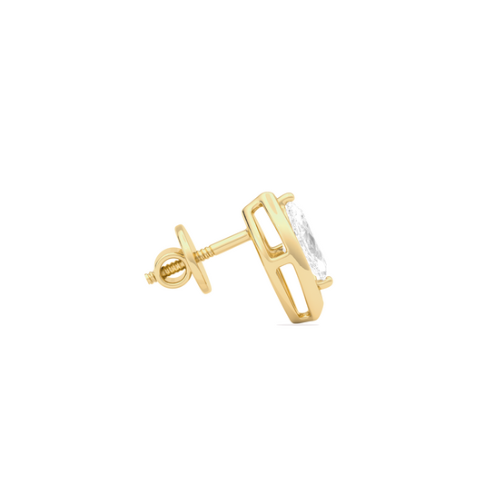 0.47 Ct Marquise Shape Diamond Stud Earrings