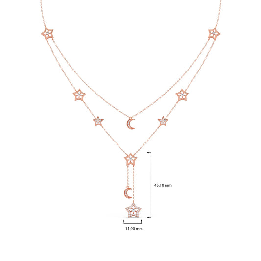 Celestial Layered Necklace