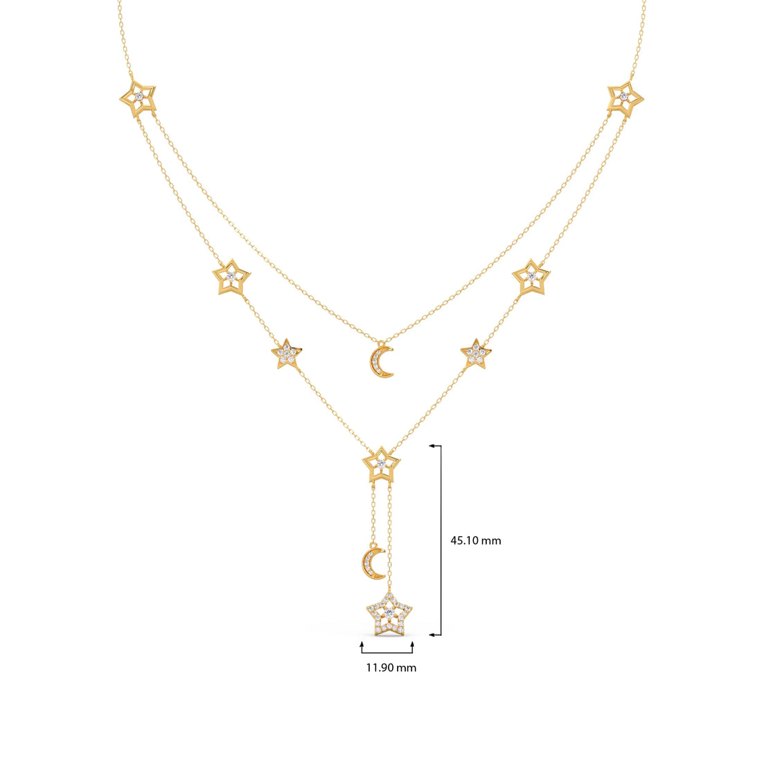 Celestial Layered Necklace