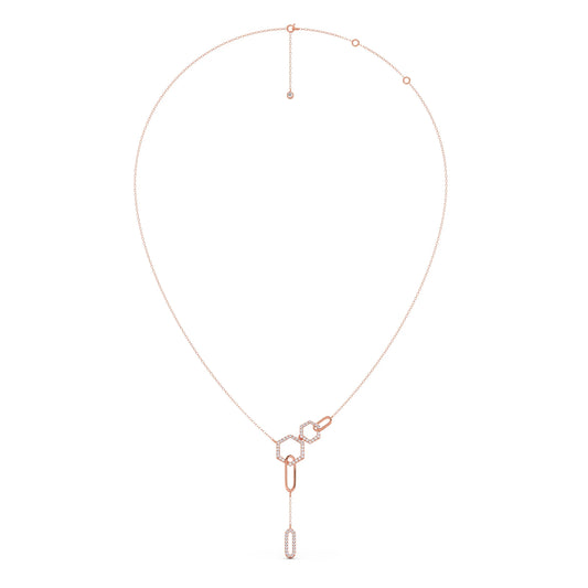 Petite Round Diamond Chain Necklace