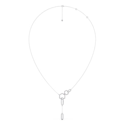 Petite Round Diamond Chain Necklace