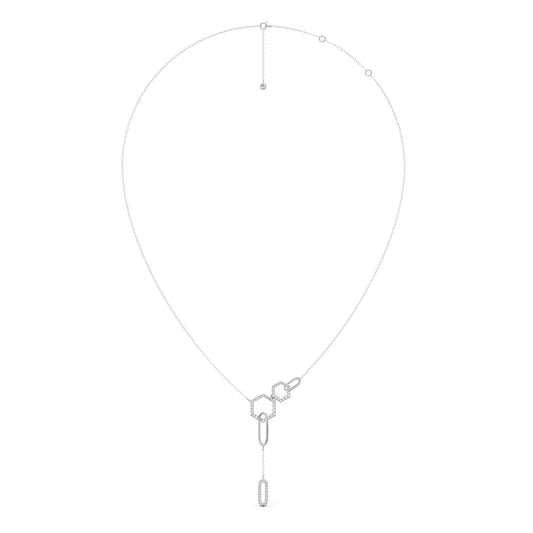 Petite Round Diamond Chain Necklace