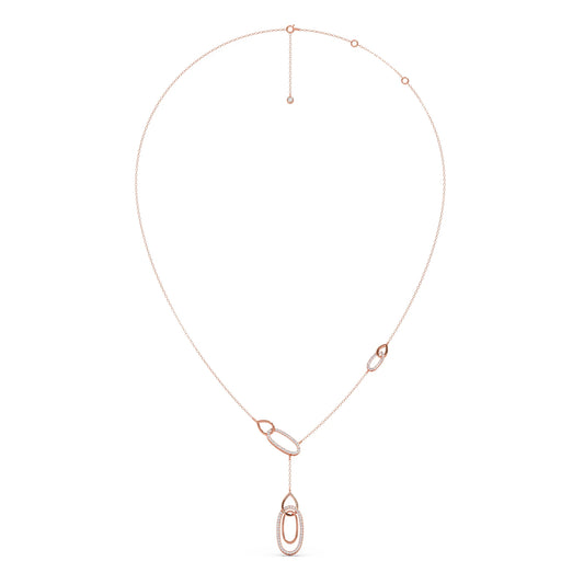 Lariat Necklace with Drop Pendant