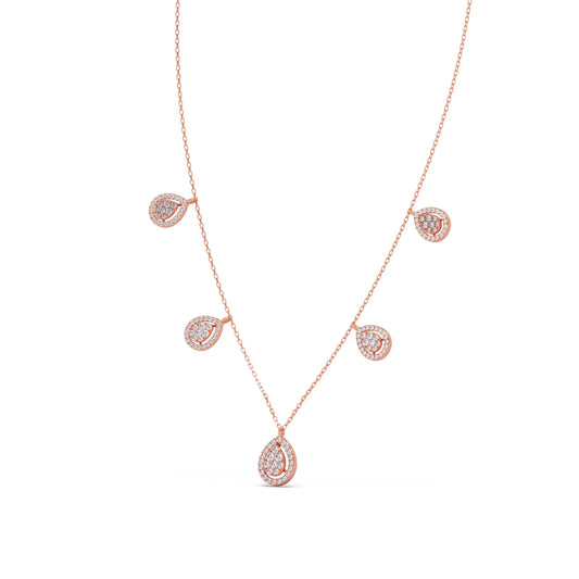 Pear Charm Necklace