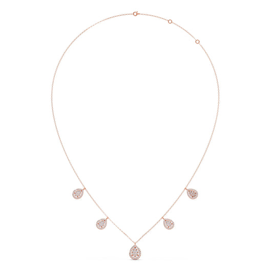 Pear Charm Necklace