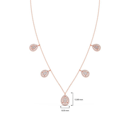 Pear Charm Necklace