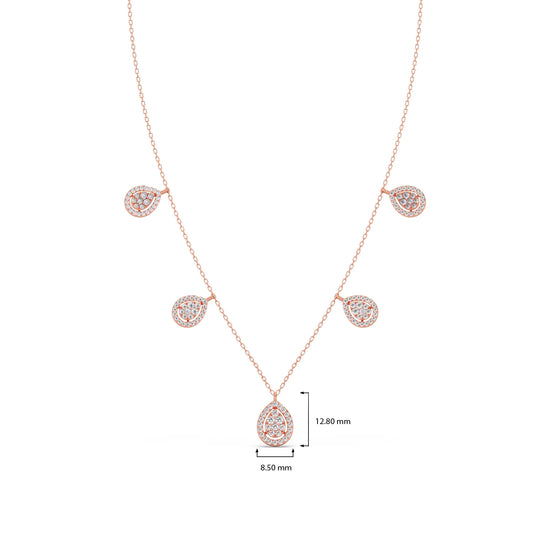 Pear Charm Necklace