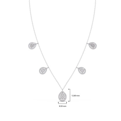 Pear Charm Necklace