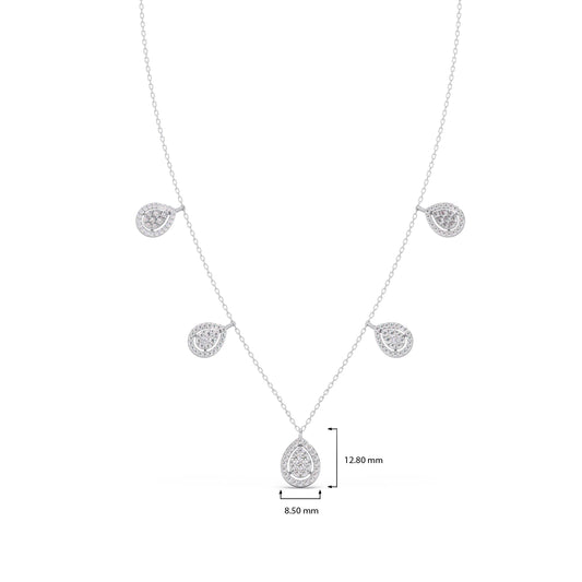 Pear Charm Necklace