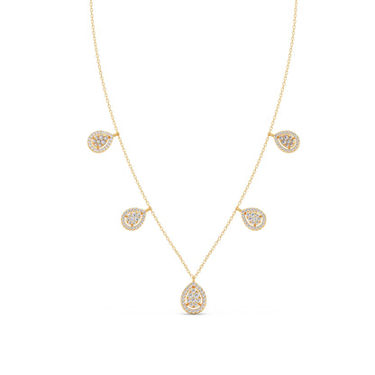 Pear Charm Necklace