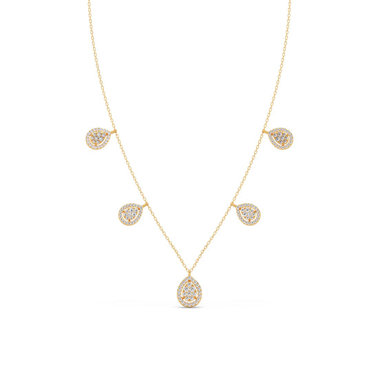 Pear Charm Necklace