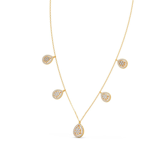 Pear Charm Necklace