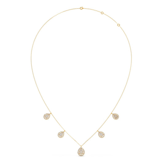 Pear Charm Necklace