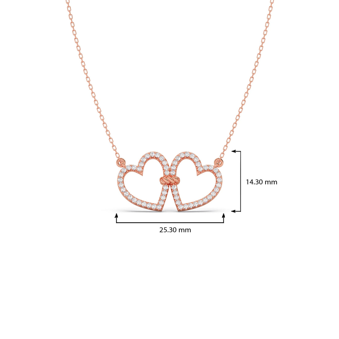 Love Entwined Diamond Necklace