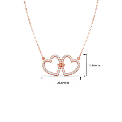 Love Entwined Diamond Necklace