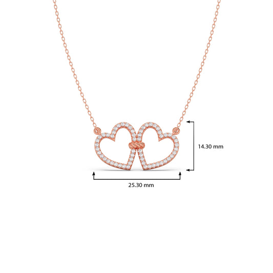 Love Entwined Diamond Necklace