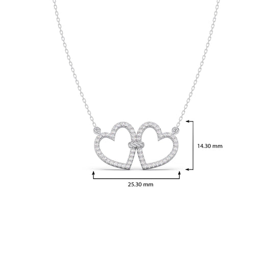 Love Entwined Diamond Necklace
