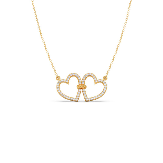 Love Entwined Diamond Necklace