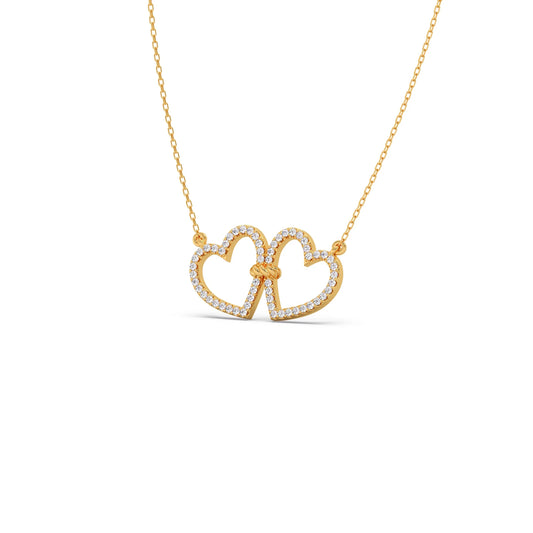 Love Entwined Diamond Necklace