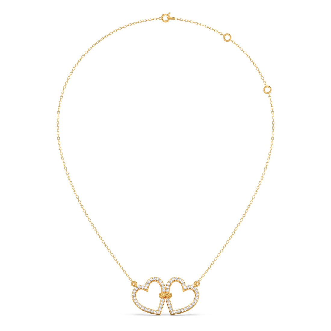 Love Entwined Diamond Necklace