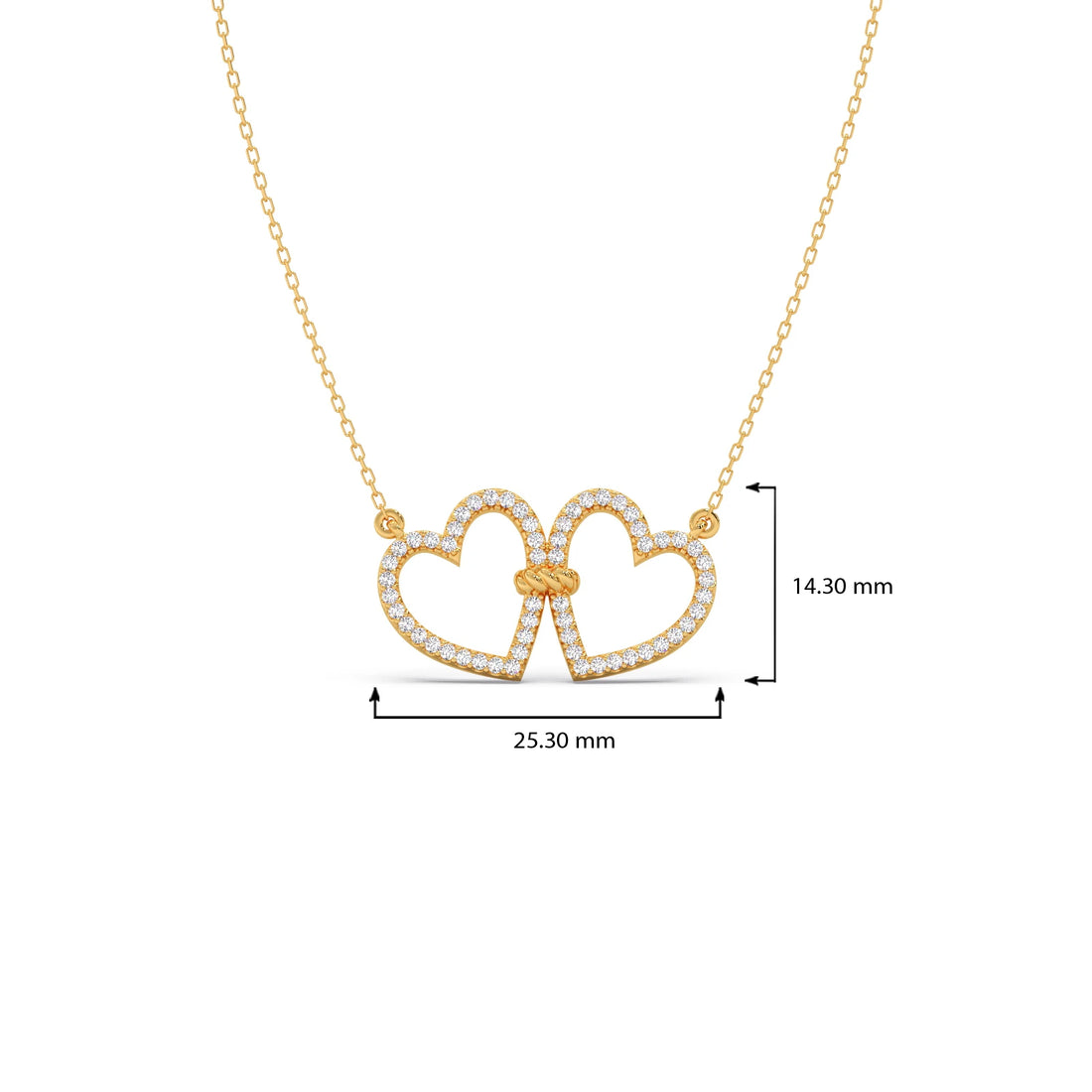 Love Entwined Diamond Necklace