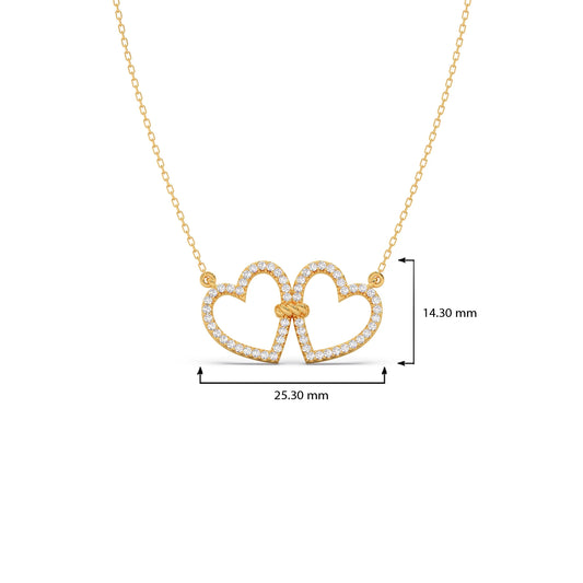Love Entwined Diamond Necklace