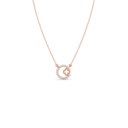 Celestial Clover Diamond Necklace