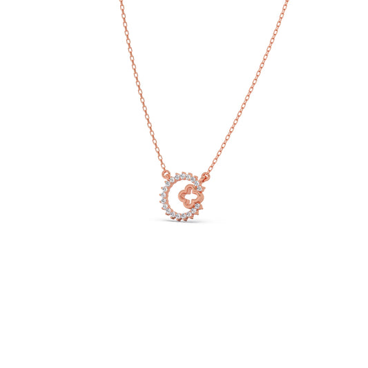 Celestial Clover Diamond Necklace