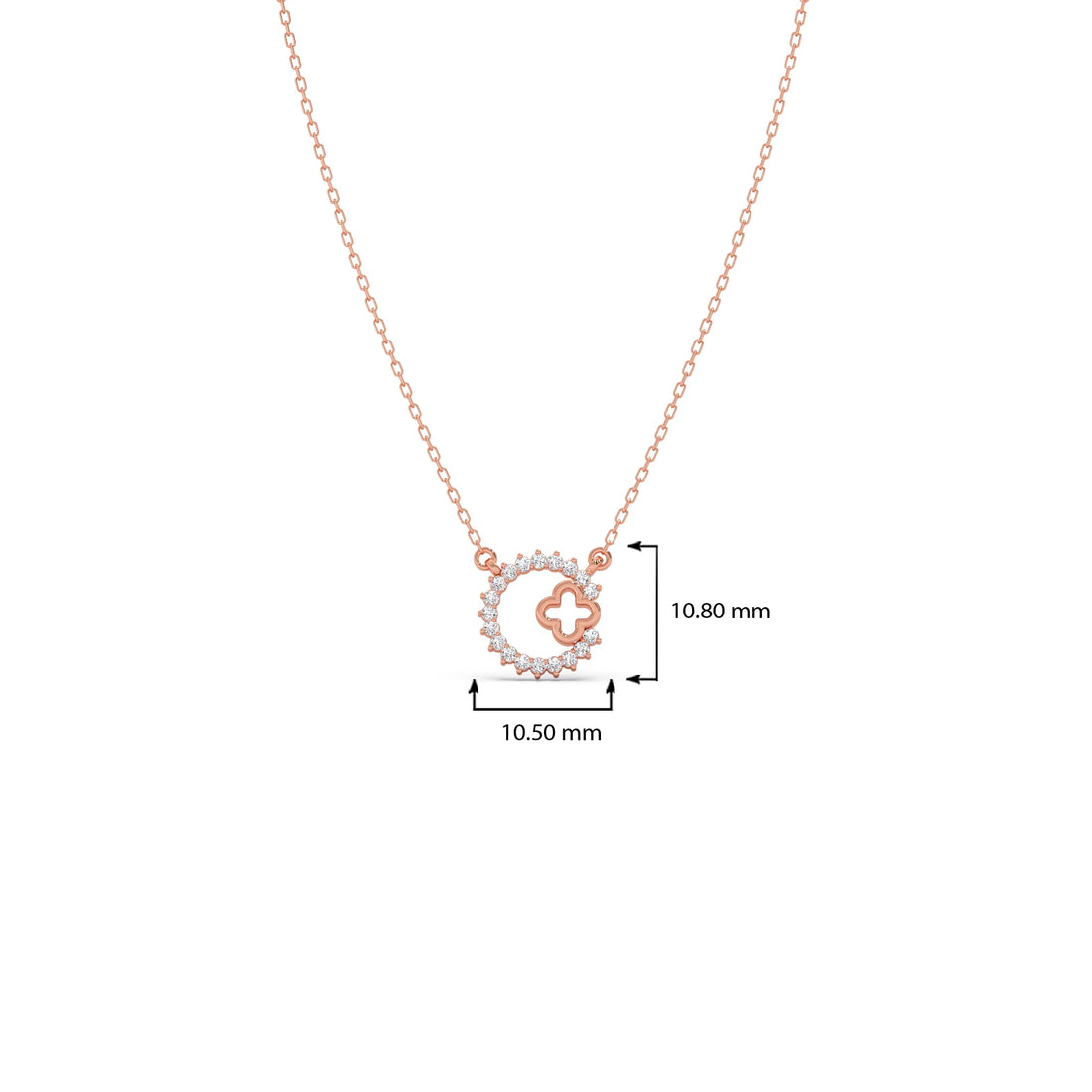 Celestial Clover Diamond Necklace