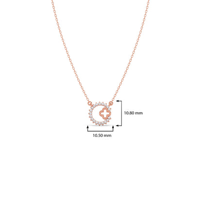 Celestial Clover Diamond Necklace